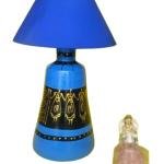 Dhalihouse Wooden Handicraft Bedside LED Table Lamp for Bedroom, Living Room, and Home Decor